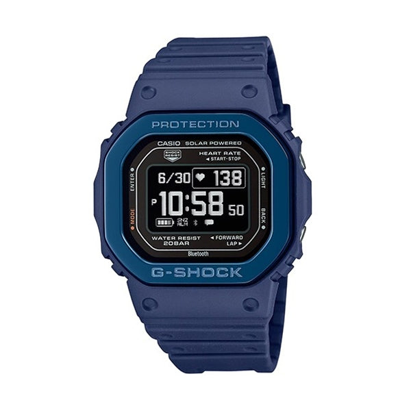 CASIO G-SHOCK Mod. G-SQUAD THE ORIGIN Blue w. Metal bezel - HEART RATE SERIE-0