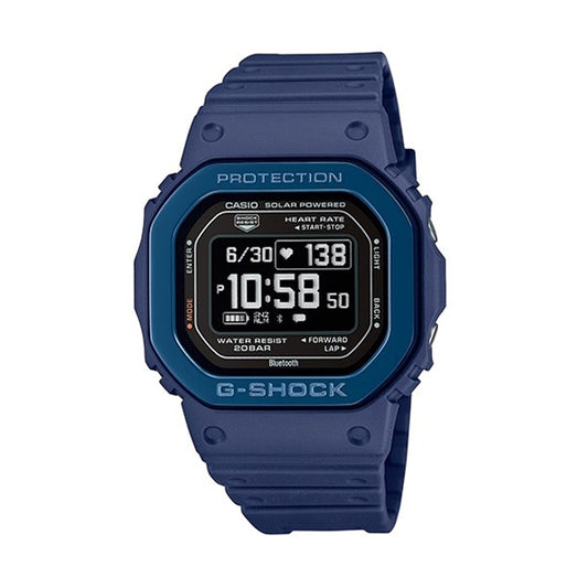 CASIO G-SHOCK Mod. G-SQUAD THE ORIGIN Blue w. Metal bezel - HEART RATE SERIE-0