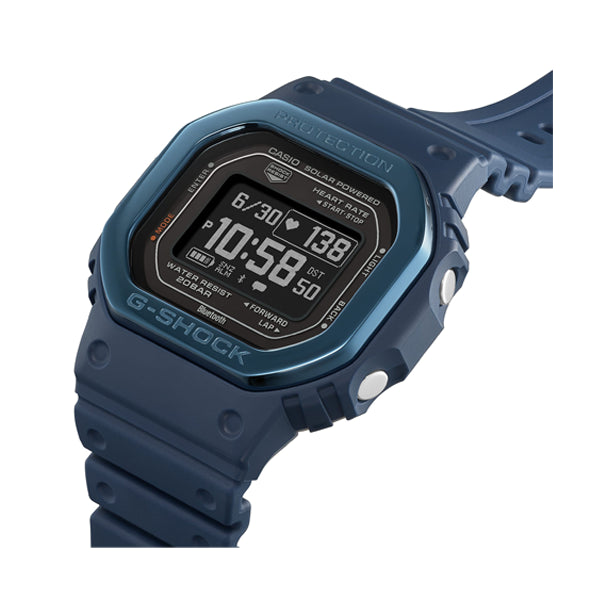CASIO G-SHOCK Mod. G-SQUAD THE ORIGIN Blue w. Metal bezel - HEART RATE SERIE-3