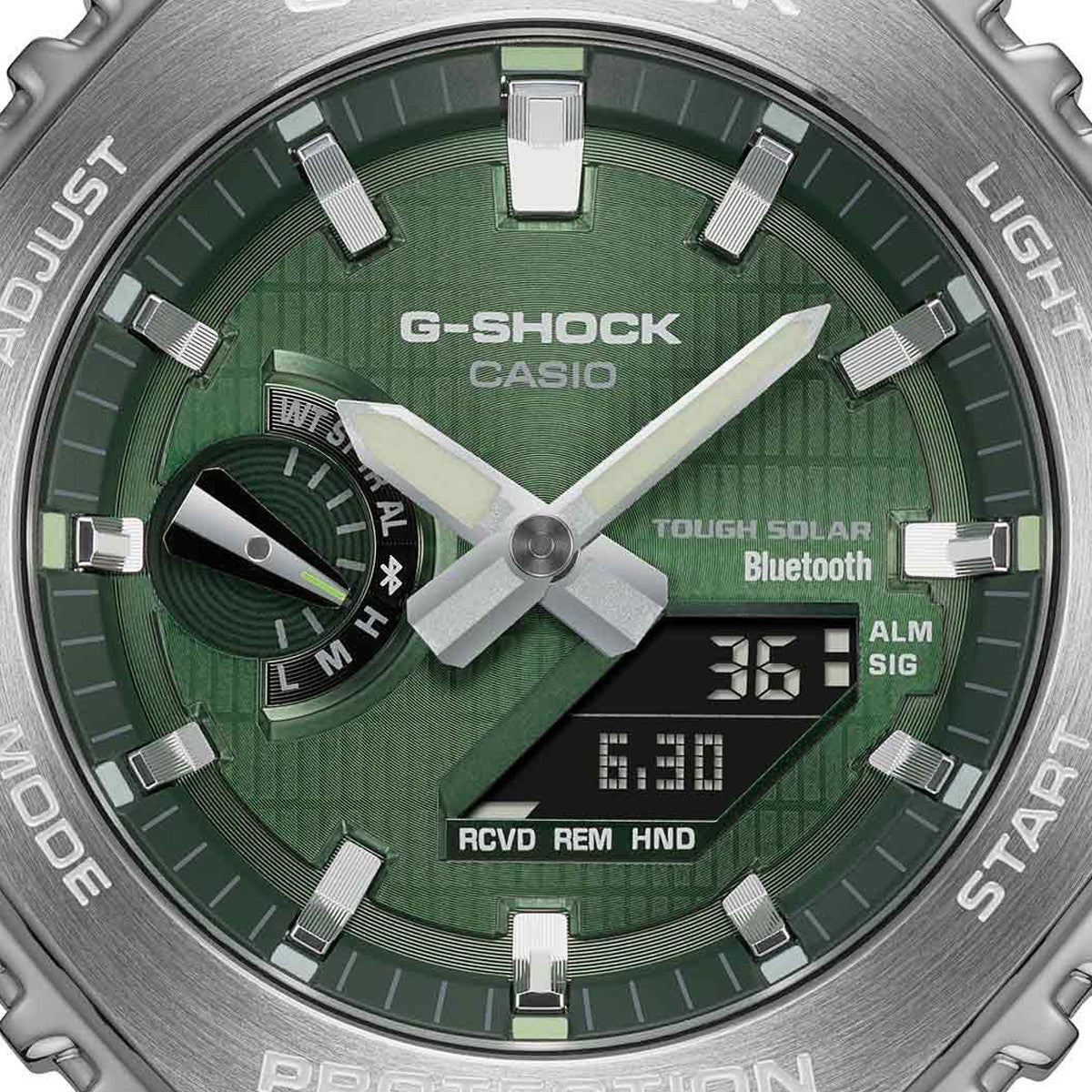 CASIO G-SHOCK Mod. G-STEEL TOUGH SOLAR Bluetooth® GREEN DIAL-3