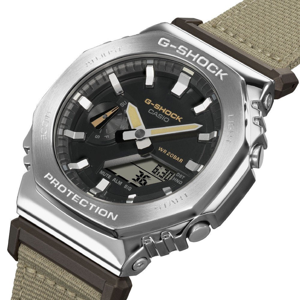 CASIO G-SHOCK Mod. OAK  METAL COVERED - UTILITY SERIE KHAKI BEIGE-1