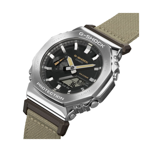 CASIO G-SHOCK Mod. OAK  METAL COVERED - UTILITY SERIE KHAKI BEIGE-5