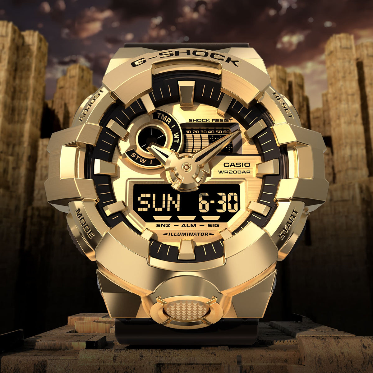 CASIO G-SHOCK Mod. G-STEEL BOLD GOLD-4