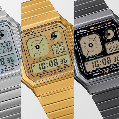 CASIO VINTAGE Mod. RETRO FUTURE EDGY COLLECTION - FULL BLACK-1