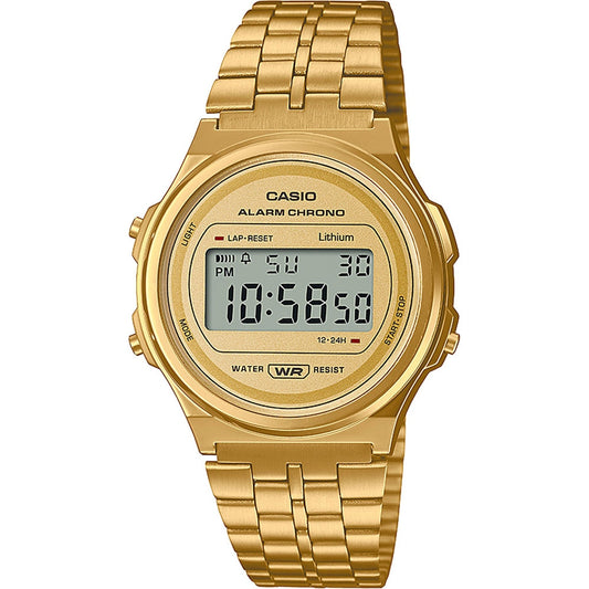 CASIO VINTAGE Mod. ROUND - GOLD-0