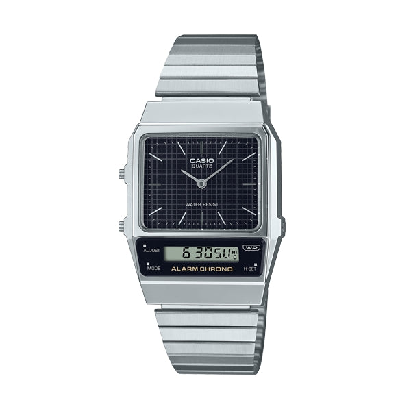 CASIO VINTAGE Mod. EDGY COLLECTION  RETRO DIAL - BLACK-0