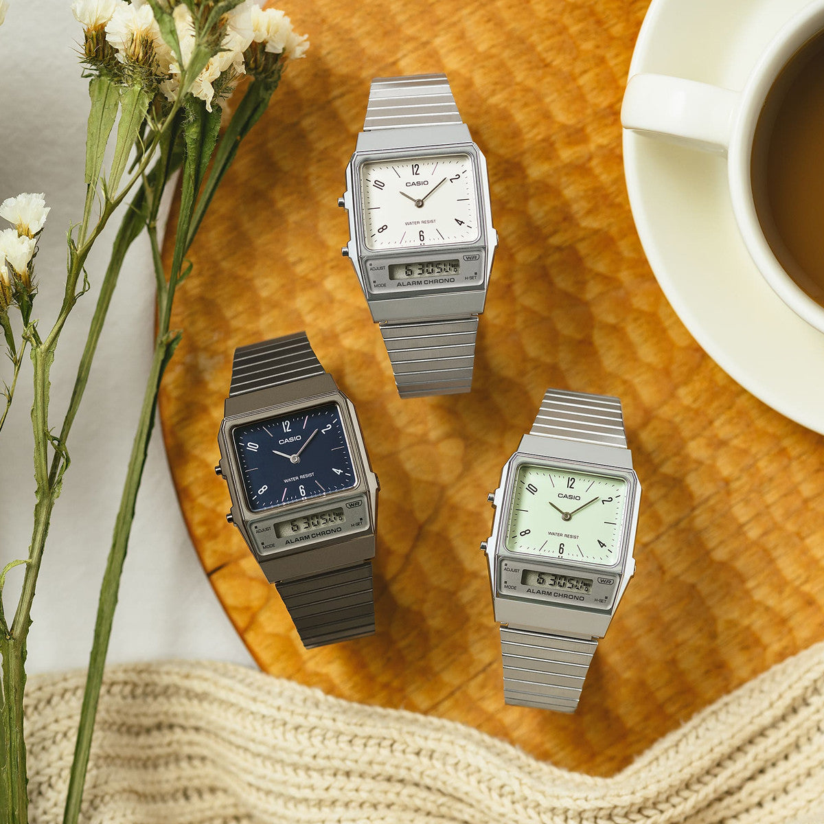CASIO VINTAGE Mod. EDGY COLLECTION - CREAM-1