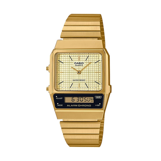 CASIO VINTAGE Mod. EDGY COLLECTION RETRO DIAL - GOLD-0