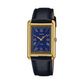 CASIO COLLECTION Mod. LADY TANK, GOLD, LEATHER - BLUE-0