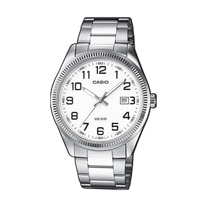 CASIO COLLECTION Mod. DATE - WHITE, ARAB NUMBERS-0