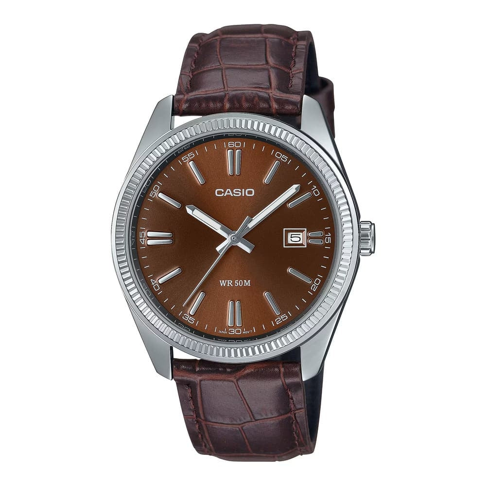CASIO COLLECTION Mod. DATE, LEATHER - BRONZE-0