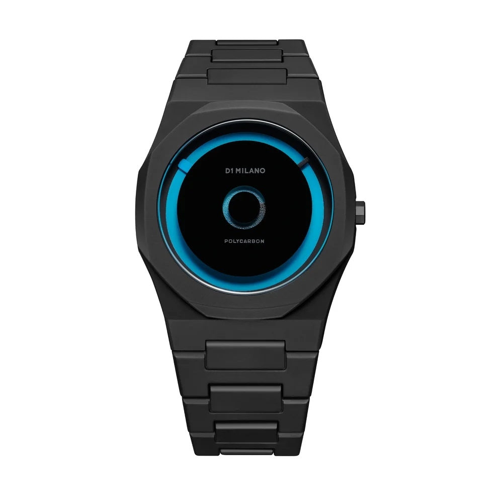 D1 MILANO Mod. POLYCARBON BLUE LED-0