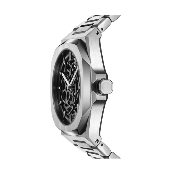 D1 MILANO SKELETON BRACELET Mod. SILVER - Automatic-1