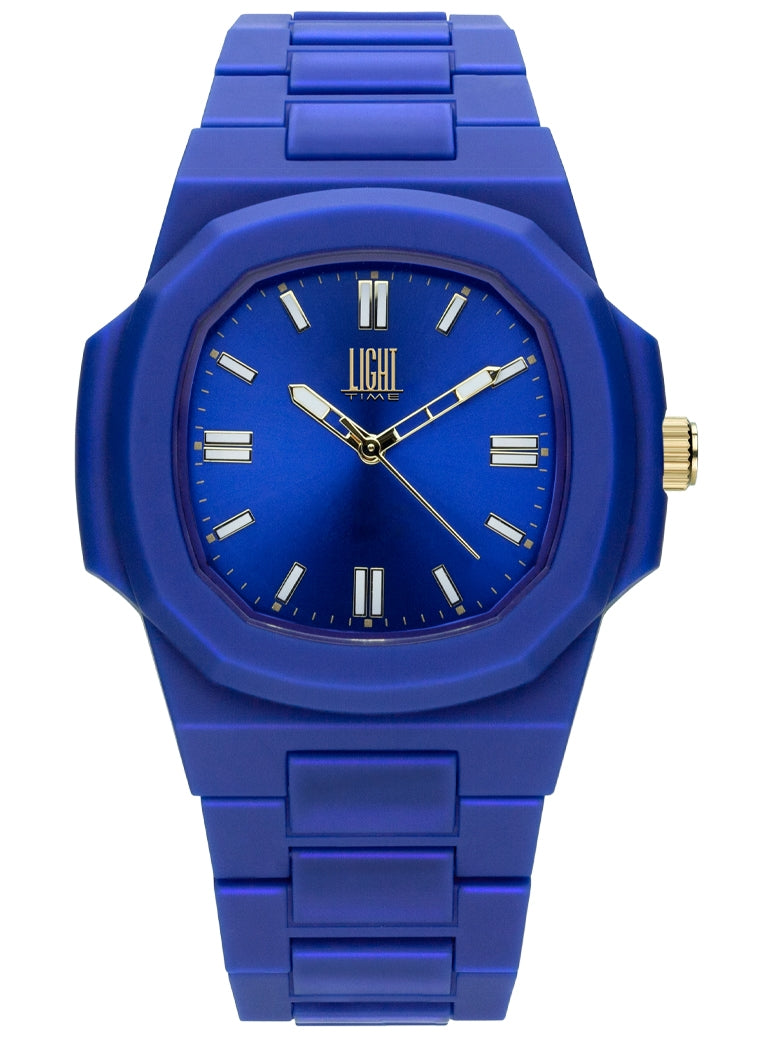 LIGHT TIME Mod. VELVET NAUTILUS - Blue-0