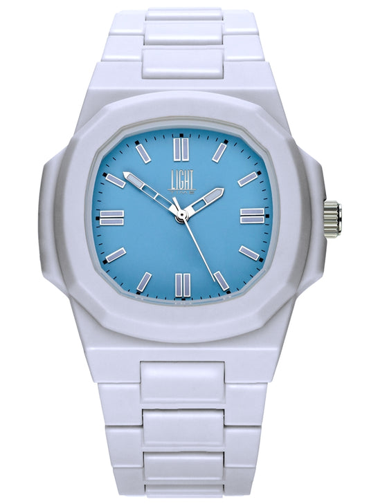 LIGHT TIME Mod. VELVET NAUTILUS - Light Blue-0