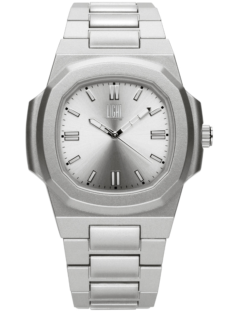 LIGHT TIME Mod. VELVET NAUTILUS - Silver-0
