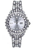 LIGHT TIME Mod. MEDITERRANEO - Full Strass / Silver-0