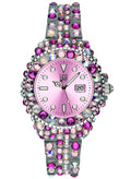 LIGHT TIME Mod. MEDITERRANEO - Full Strass / Pink-0