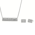 MICHAEL KORS PREMIUM SILVER COLLECTION Mod. MKC1688SET - Special Pack + Earrings-0
