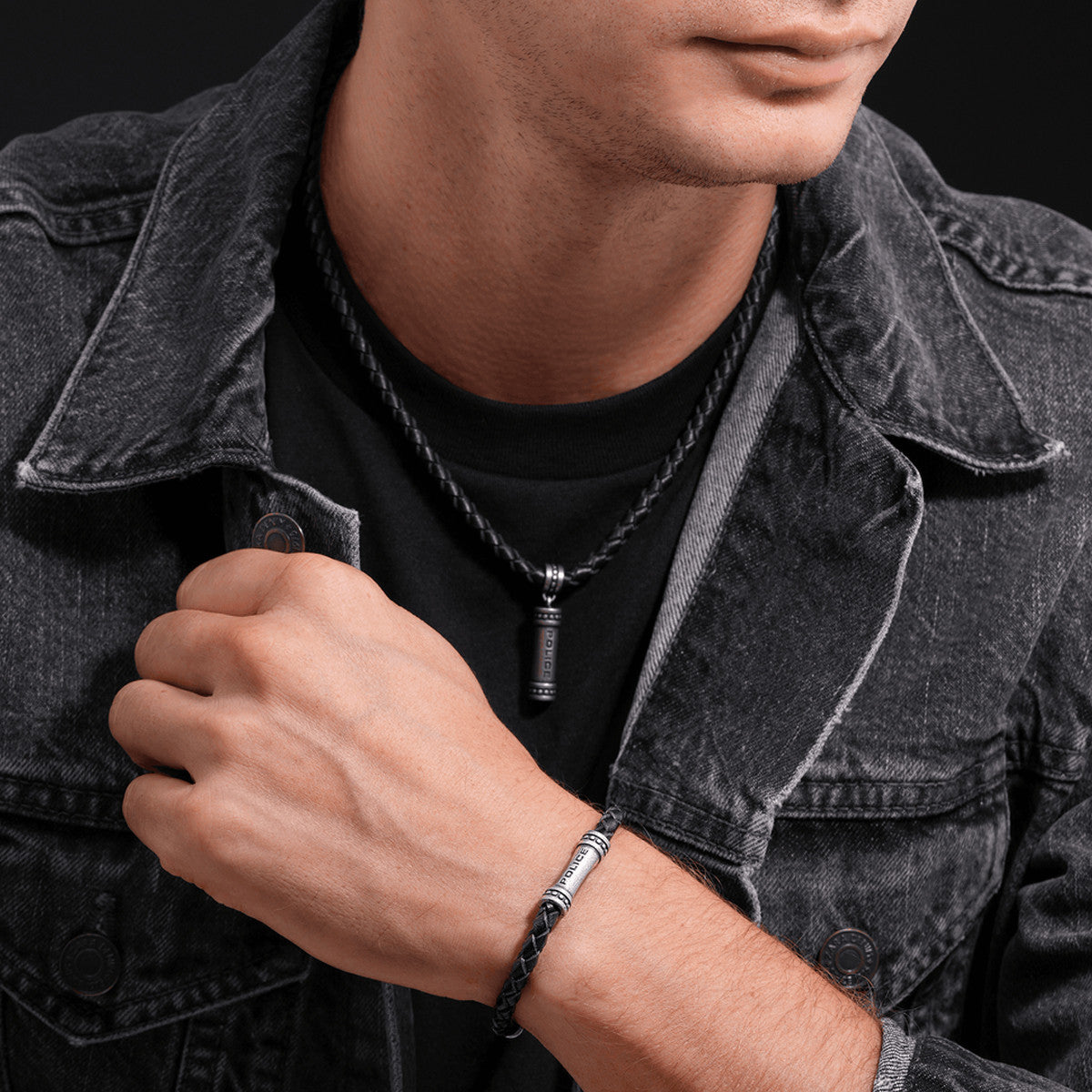POLICE JEWELS JEWELRY Mod. PEAGB0035001-3