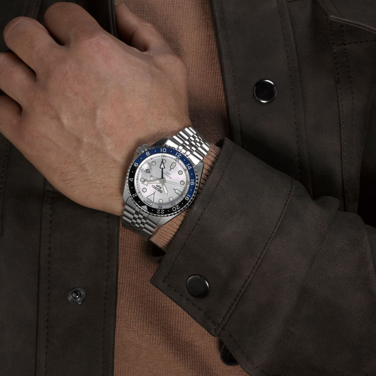 SEIKO 5 Mod. SPORTS AUTOMATIC GMT - WHITE-4