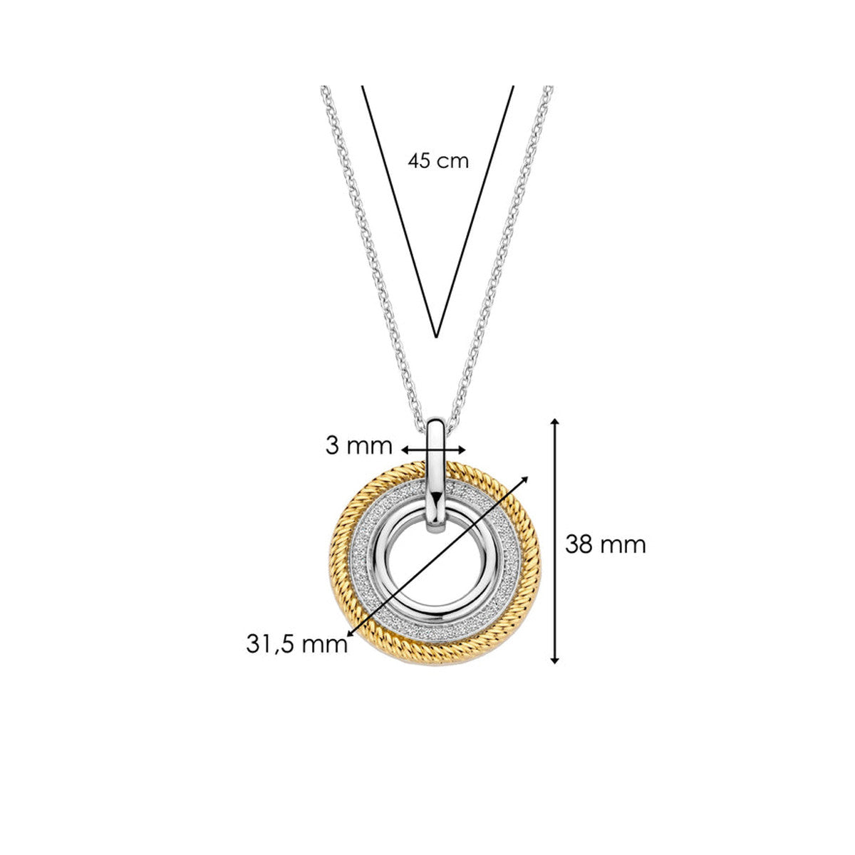 TI SENTO MILANO JEWELRY Mod. 6833ZY-4